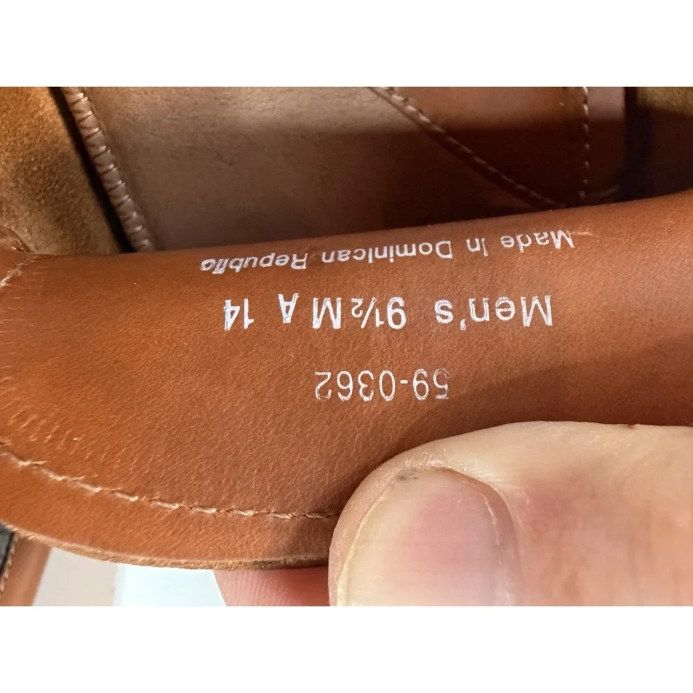 Classic Johnston & Murphy J&M Penny Driving Loafers Men's 9.5 A Brown Leather